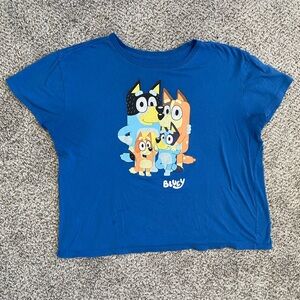 Womens Bluey Heeler Family Graphic Tee Size 2X